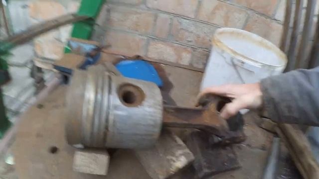 Как выбить палец с поршня! смотреть онлайн