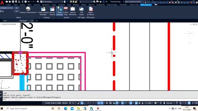 Convert PDF to DWG in AutoCAD 2021 смотреть онлайн
