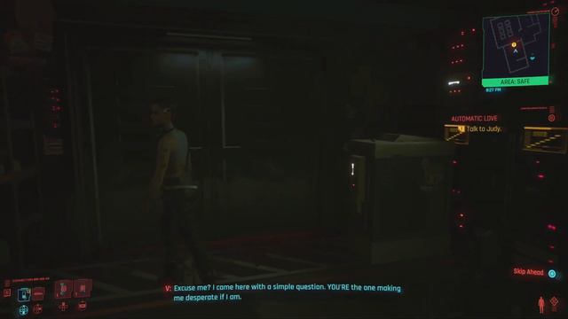 Cyberpunk 2077 What happens when you be a jerk to Judy when asking about Evelyn смотреть онлайн