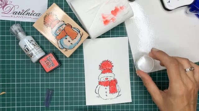 Create a simple card with Penny Black Snowy stamp смотреть онлайн