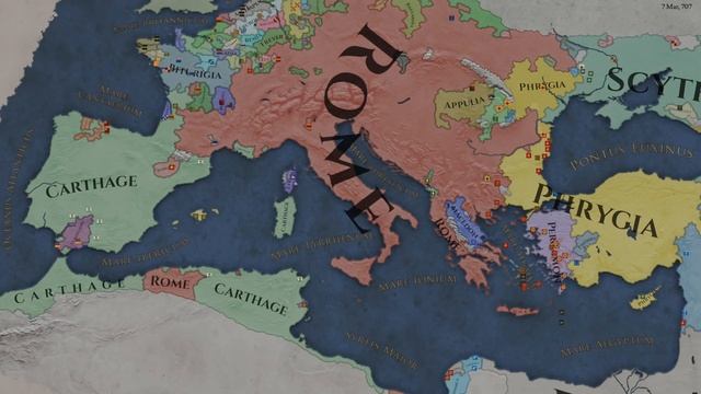 [IR] Rome vs Carthage [Buffed AI-Only Timelapse] Punic Wars смотреть онлайн