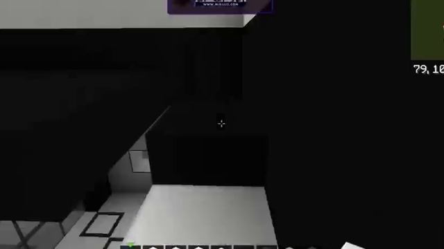 Minecraft black and white modern house building ♥ смотреть онлайн