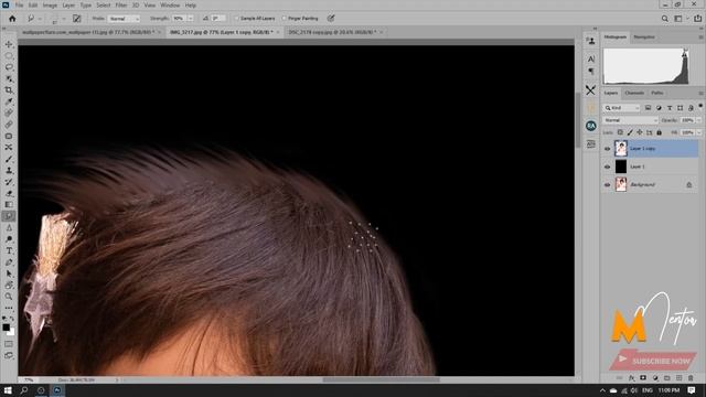 Photoshop Smudge Tool Full Explain Urdu/Hindi (Class 17) смотреть онлайн