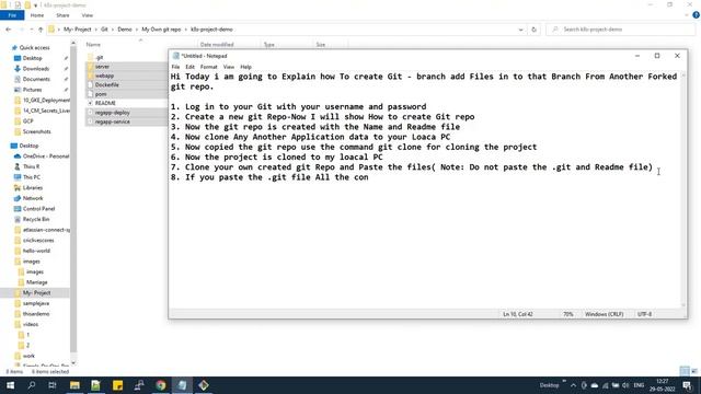 Git- Instead of Forking Create your Own Git Repo and Commit the same code in to the master смотреть онлайн