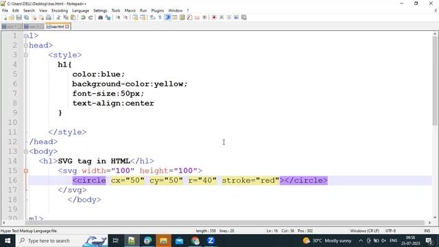 How to use SVG tag in HTML смотреть онлайн