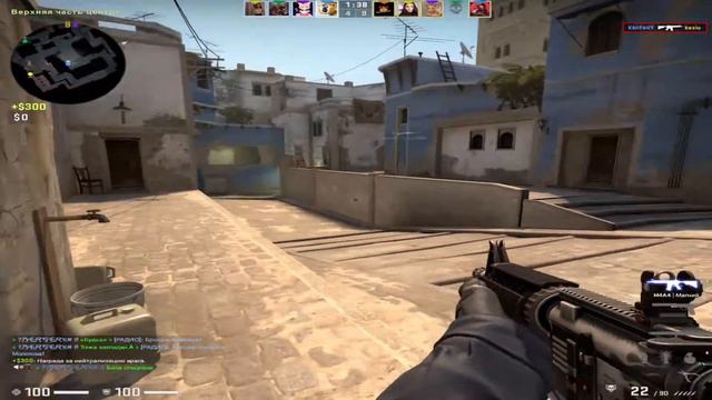 CS:GO-соревновательный карта Mirage фулл катка #4 смотреть онлайн