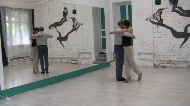 Разминка перед открытым уроком. Юлия* Александр. "EL DESEO TANGO" 19.09.2016. смотреть онлайн