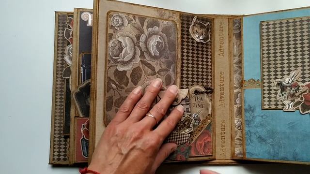 Поп ап альбом "Алиса в стране чудес"/Pop up album "Alice in Wonderland" смотреть онлайн