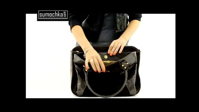 Сумка Gilda Tonelli 7166 chamois gloss brown смотреть онлайн