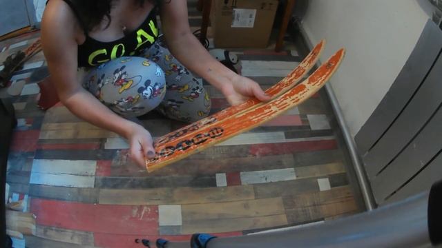 DIY ЧТО ДЕЛАТЬ СО СТАРЫМИ ЛЫЖАМИ?ЛУК ИЗ СТАРЫХ ЛЫЖ! смотреть онлайн