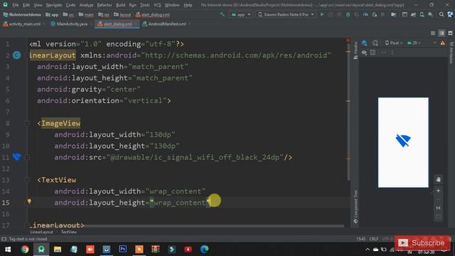 How to create no internet alert dialog | no internet dialog | android studio смотреть онлайн