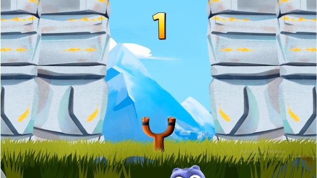 Grizzy & The Lemmings. Lemmings Sling.Games for Kids. смотреть онлайн