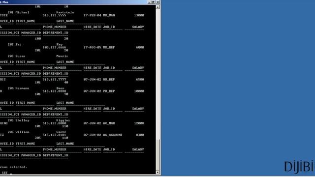 Oracle SQL*Plus Sorgu Sonucunu Düzenleme - SET WRAP смотреть онлайн
