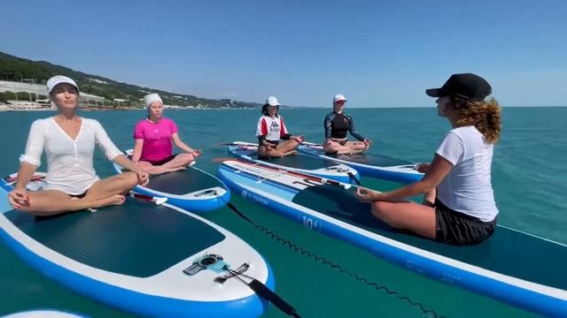 Как проходят занятия по сап-йоге? смотреть онлайн