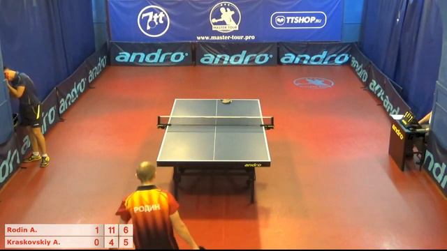 Настольный теннис матч 020818 9 Родин Александр Красковский Александр смотреть онлайн