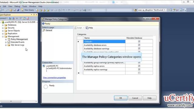 ms sql server 2012 how to create custom categories for policies demo смотреть онлайн