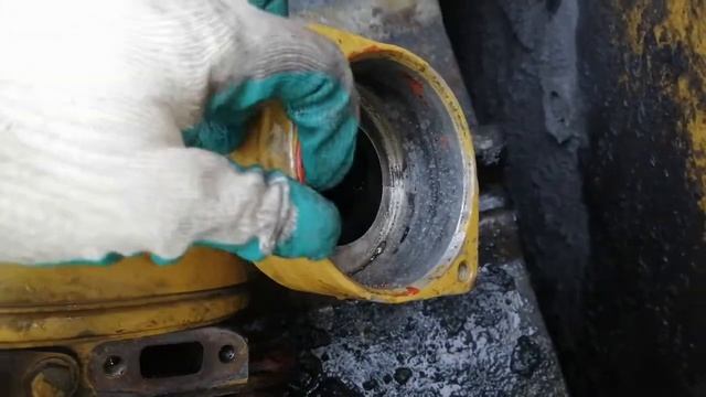 Замена турбины на двигателе CATERPILLAR 3408, бульдозер D9R ?