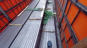 Крепление груза стяжными ремнями