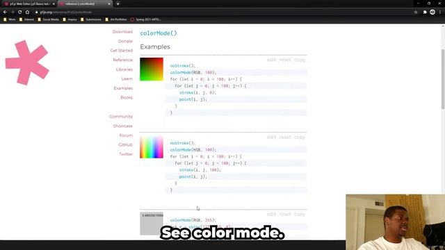 Using Reference - p5js - Basics - Episode 2 смотреть онлайн