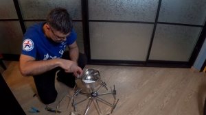 Переделал люстру с галогенок на светодиоды