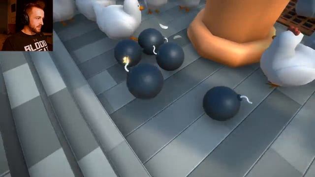 CHICKENS ARE TAKING OVER OUR BOAT! | Blow The Hen Down смотреть онлайн