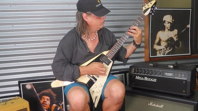 1989 Fernandes Michael Schenker Flying V FV-85MS Black And White - Demo Video смотреть онлайн