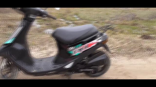 Honda dio 25(18)sr. Максимальная скорость . смотреть онлайн