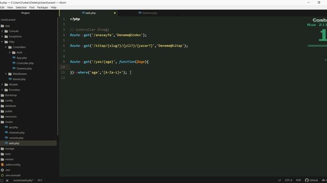 Basitleştirilmiş Laravel Ders #4 - Laravel Route Sistemi - Gelişmiş Route Kullanımı смотреть онлайн