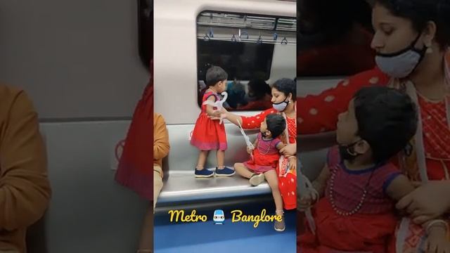Metro train Banglore #shorts #letsplay #babiessongs #baby смотреть онлайн