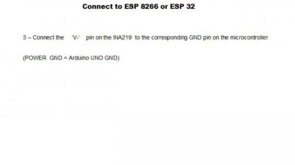 INA219 Power Current Sensor ESP8266 Connections-Home Assistant