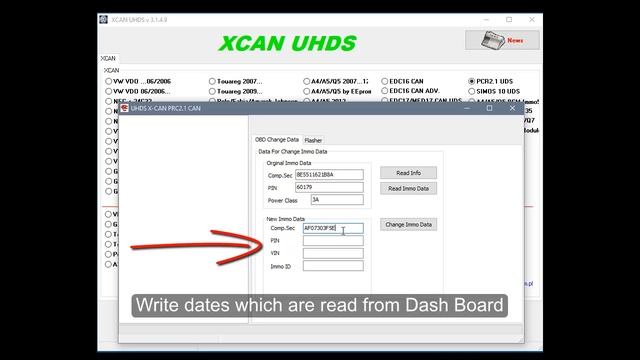The coding of the ECU PCR 2.1 to the car смотреть онлайн