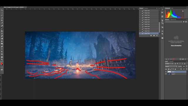 Winter Scene Breakdown! смотреть онлайн