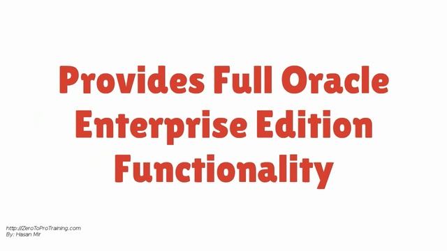 Oracle Personal Edition and Express Edition Features смотреть онлайн