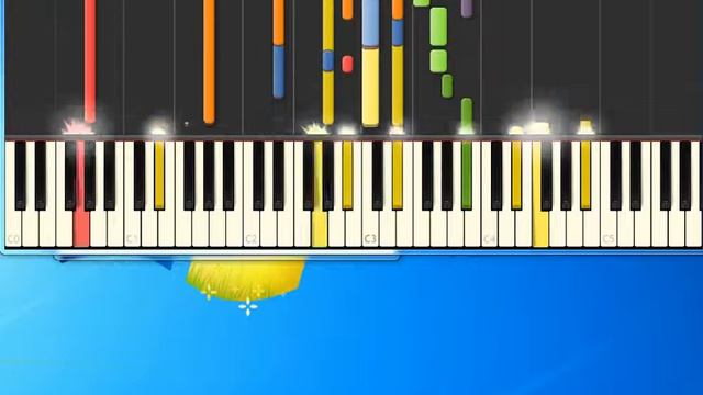 Mindy McCready Maybe He'll Notice Her [Piano tutorial by Synthesia] смотреть онлайн