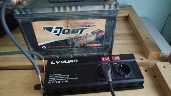 тестирую инвертор на 6000 Вт. 12/220 Вольт.