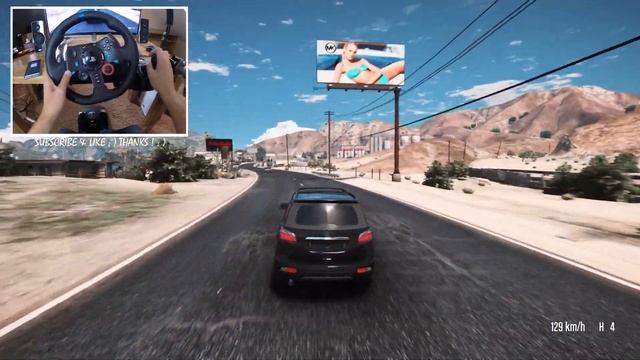 GTA V - Chevrolet Trailblazer 2017 | Logitech G29 ? Ray Tracing Mod !