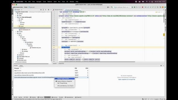 how to enable java flight recorder in IntelliJ