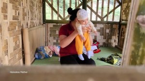 14-Year-Old Single Mother Build Bamboo Farm Gate, Ex-Husband Doesn't Dare to Face It-Homeless Mothe