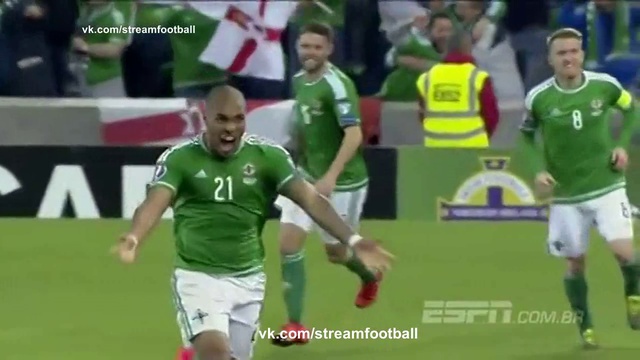 Northern Ireland 3-1 Greece (Euro Qualifying 2016) смотреть онлайн