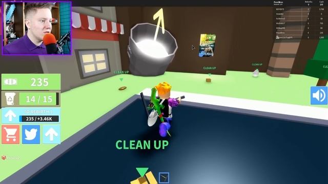 УБИРАЮ МУСОР С УЛИЦ! | Roblox смотреть онлайн