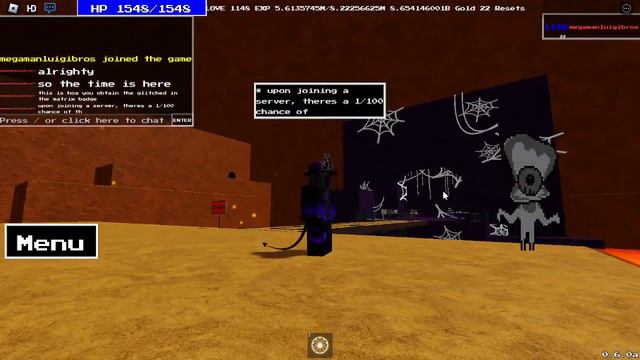 Undertale Rewritten²: How to get Glitched In The Matrix Badge! смотреть онлайн