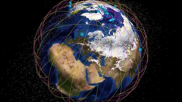LLNL TESSA Simulation of 2009 Cosmos+Iridium Satellite Collision смотреть онлайн