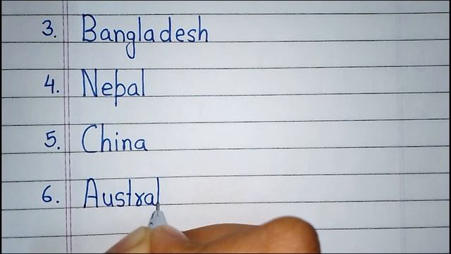 10 Country names in English | Country Names | Desho ke naam English mein смотреть онлайн