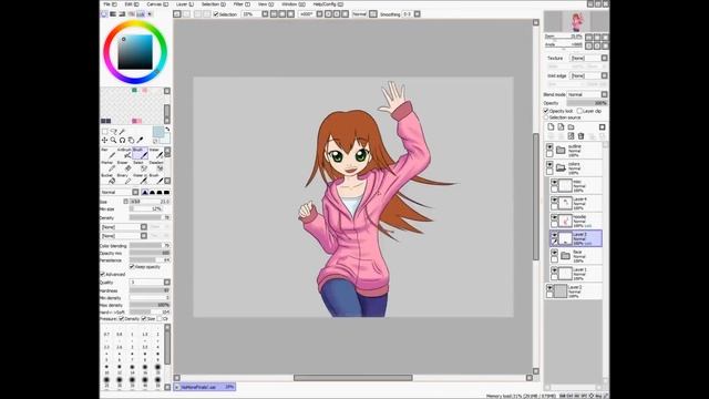 Beginner's Tutorial 4 - SAI Drawing Process - Shading / Highlights смотреть онлайн