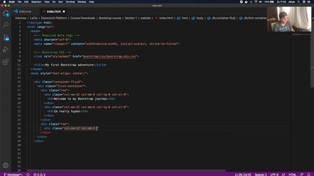 Devscorch Bootstrap Course 08 Containers, Rows, Columns смотреть онлайн