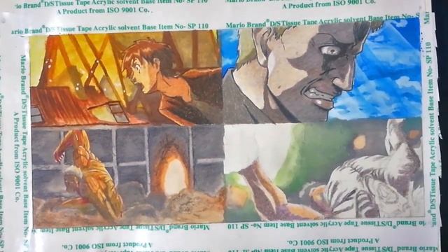 Attack on titan | Fan art + Reiner AMV | Time-lapse | spideyarts27 смотреть онлайн