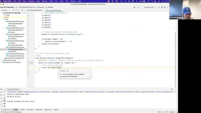 CSCI2120 - Lecture 16B: Collections - Comparator смотреть онлайн