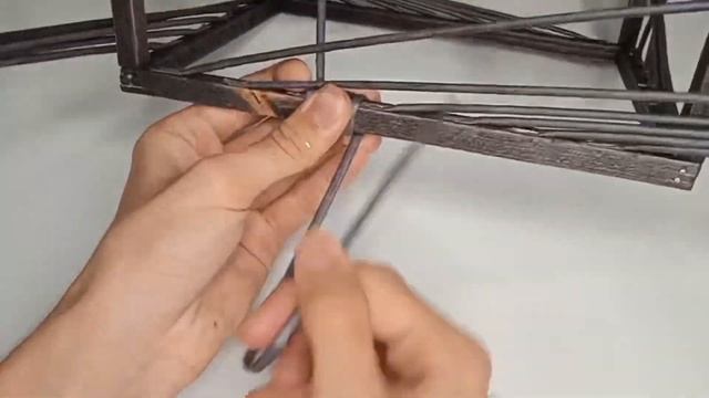 ☕️ Чайный короб на каркасе из бумажной лозы! Tea box on a paper vine frame! | ЭкоКорзина Турал смотреть онлайн