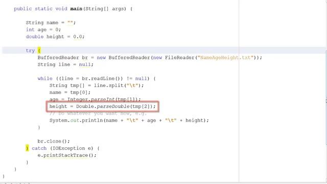 Java - Reading multiple field text files смотреть онлайн