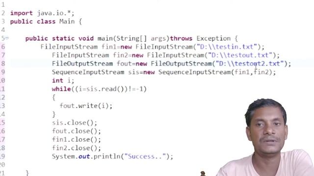 Read multiple files data using Java SequenceInputStream Class | FileInputStream | ShahTutorial ?⚖️ смотреть онлайн